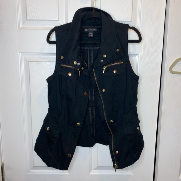 INC International Concepts Convertible Black Faux-Fur Vest, 3 in 1 Size XS - Picture 13 of 16